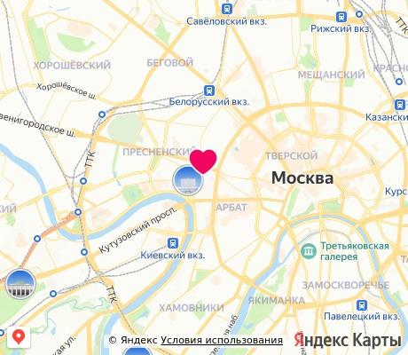 На карте