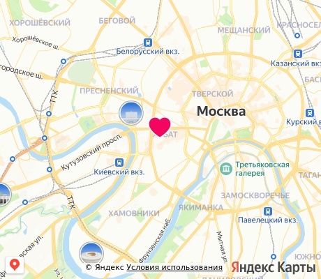 На карте