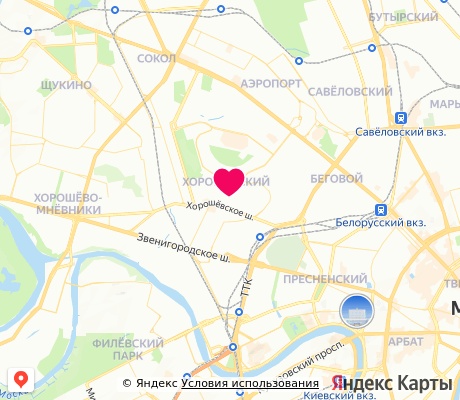 На карте