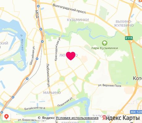 На карте