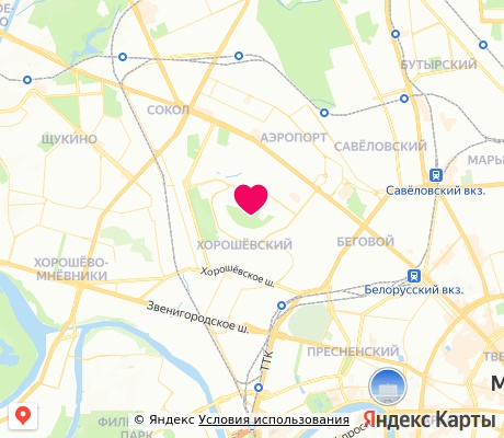 На карте