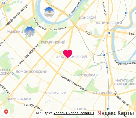 На карте