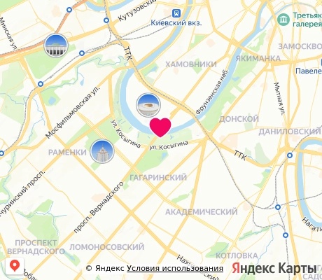 На карте