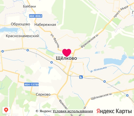 На карте