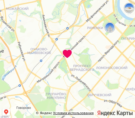 На карте