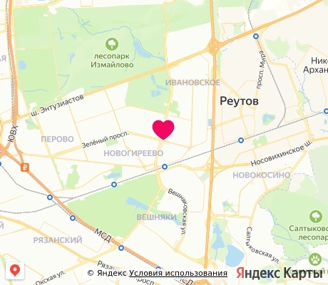 На карте