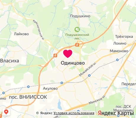 На карте