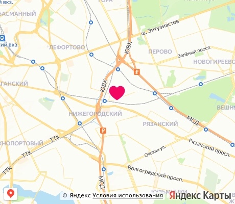 На карте