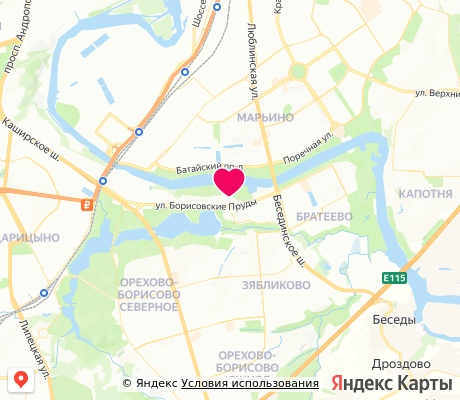 На карте