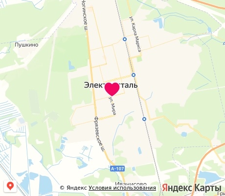 На карте