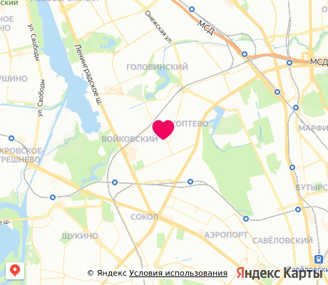 На карте