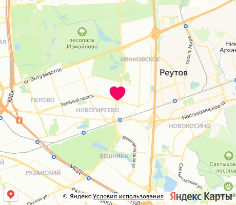 На карте