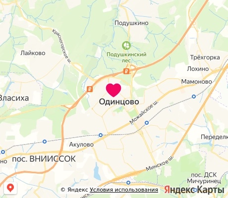 На карте