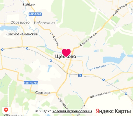 На карте