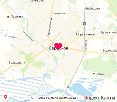 На карте