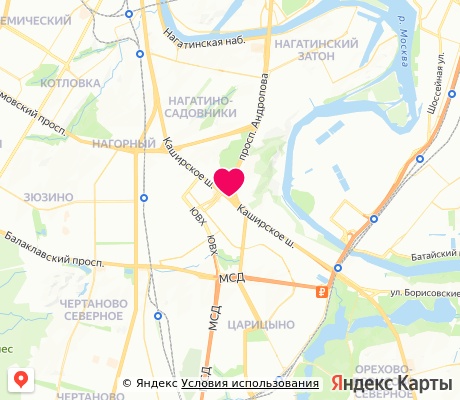 На карте