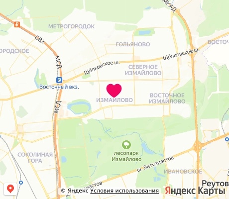 На карте
