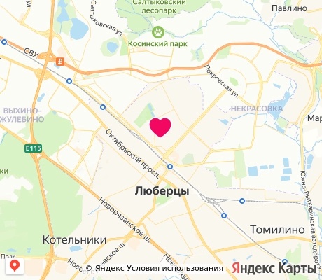 На карте