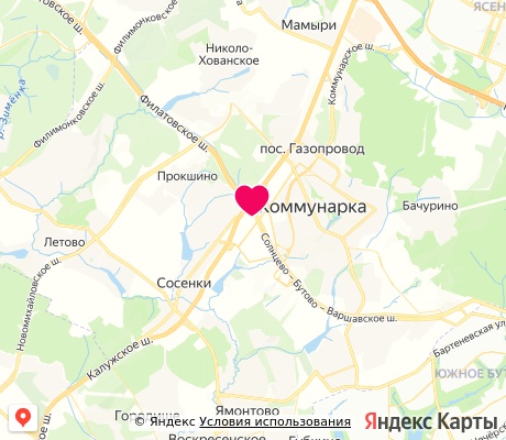 На карте
