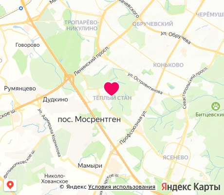 На карте