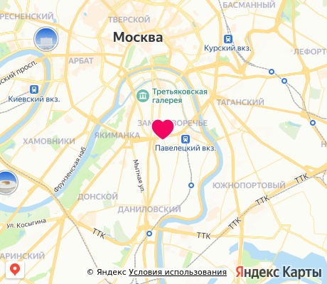 На карте