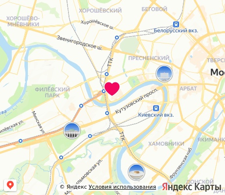 На карте