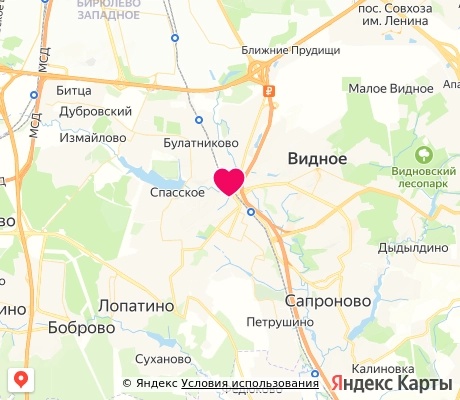 На карте