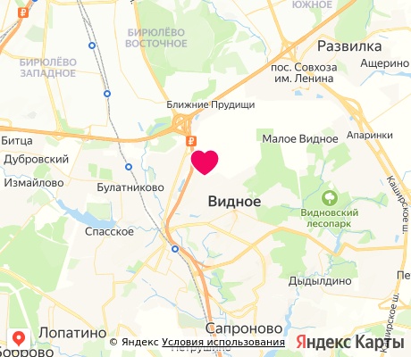 На карте