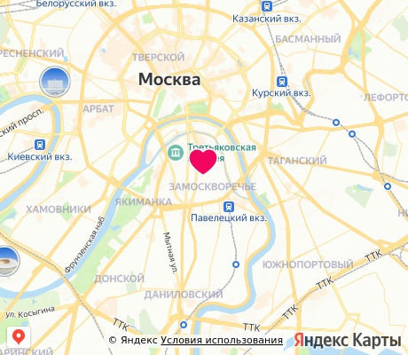 На карте