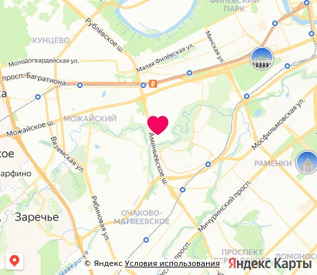 На карте