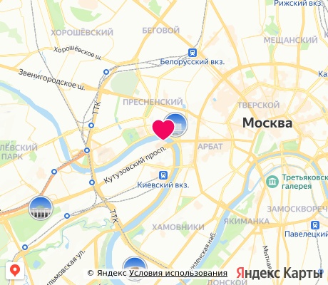 На карте