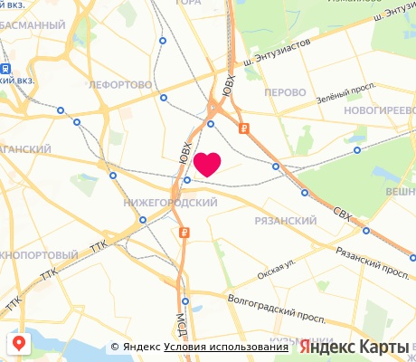 На карте