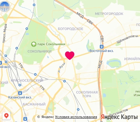 На карте