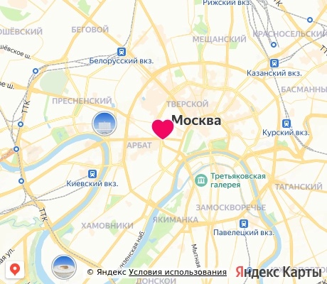 На карте