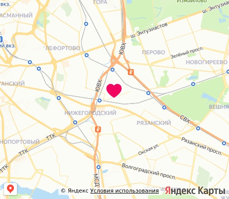 На карте