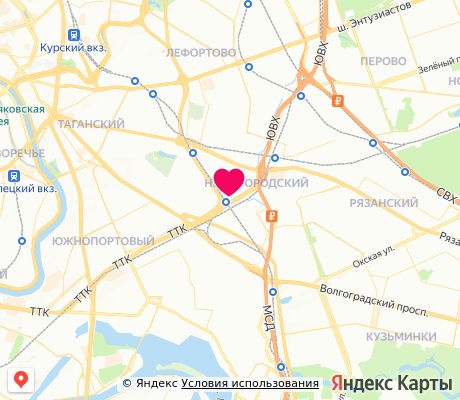 На карте