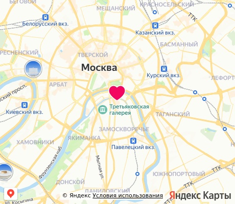 На карте
