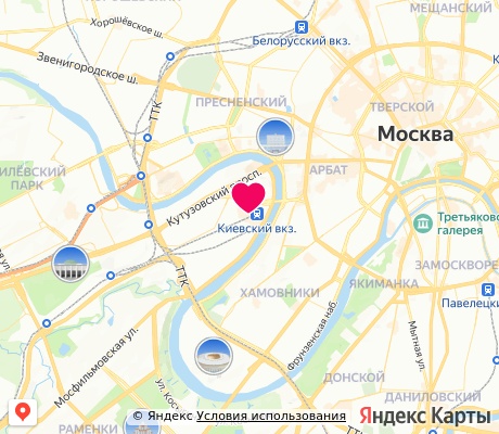 На карте