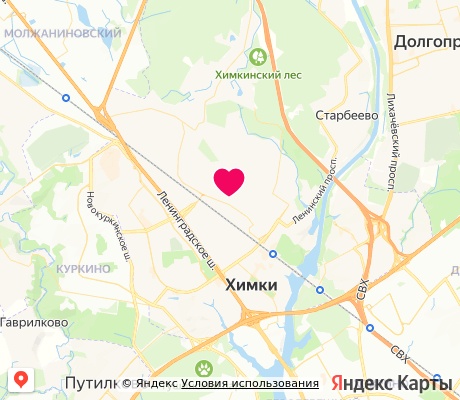 На карте