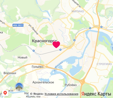 На карте