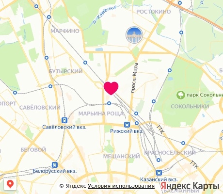 На карте