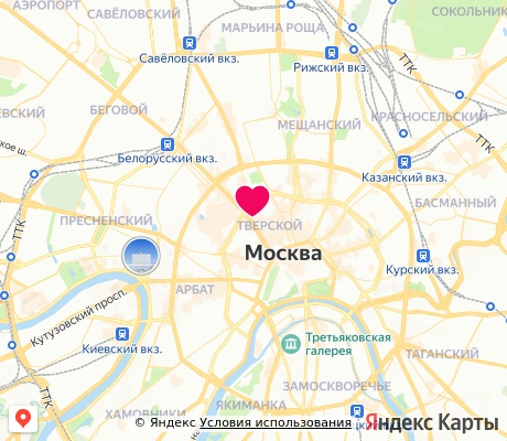 На карте