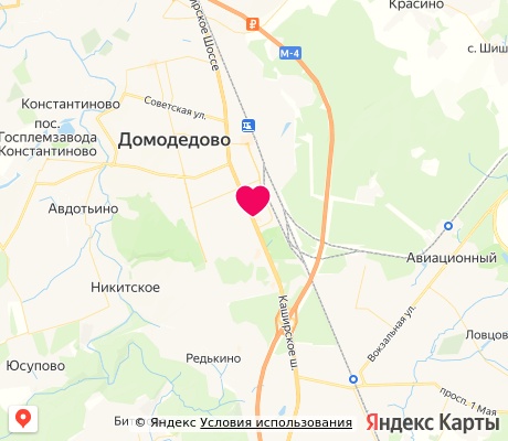 На карте