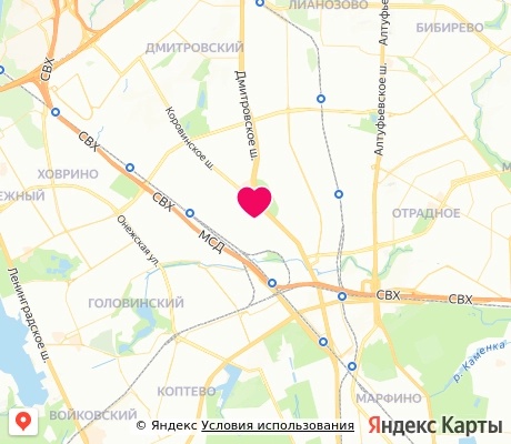 На карте