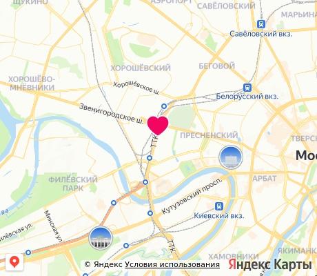 На карте