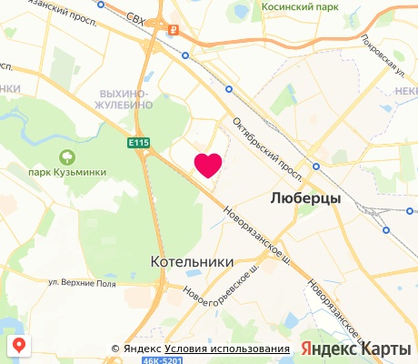 На карте