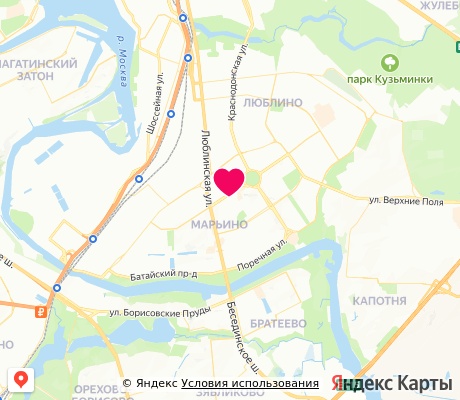 На карте