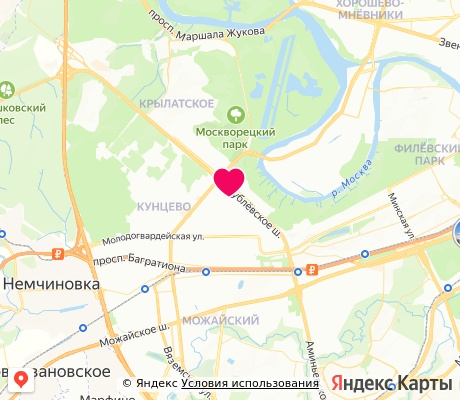 На карте