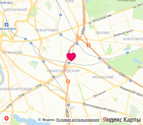 На карте
