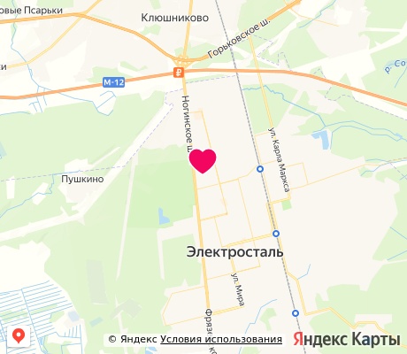 На карте